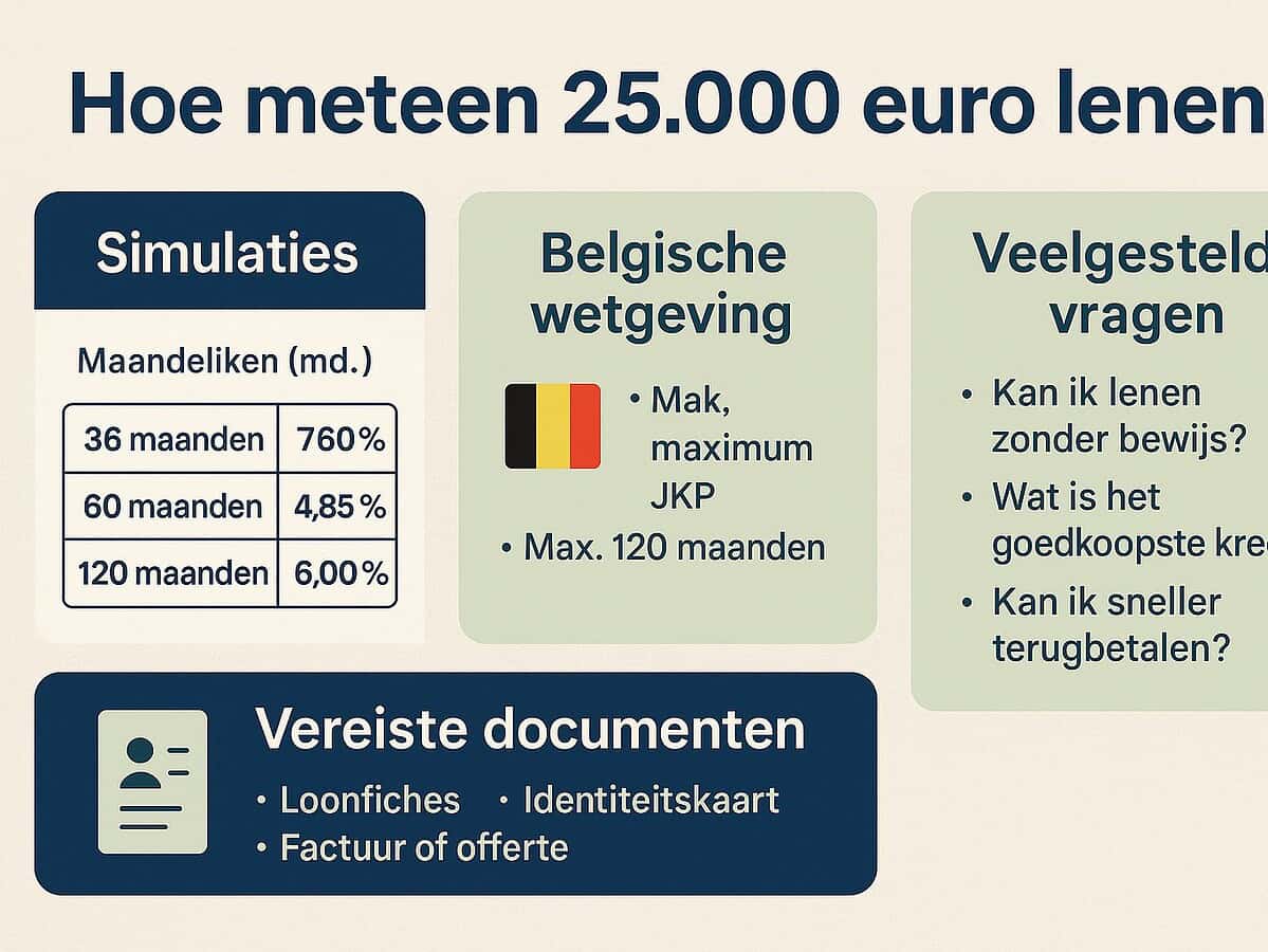 25000 euro lenen
