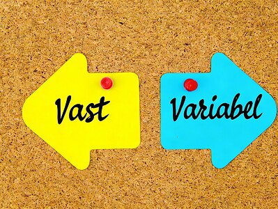 Vaste vs Variabele rentevoet